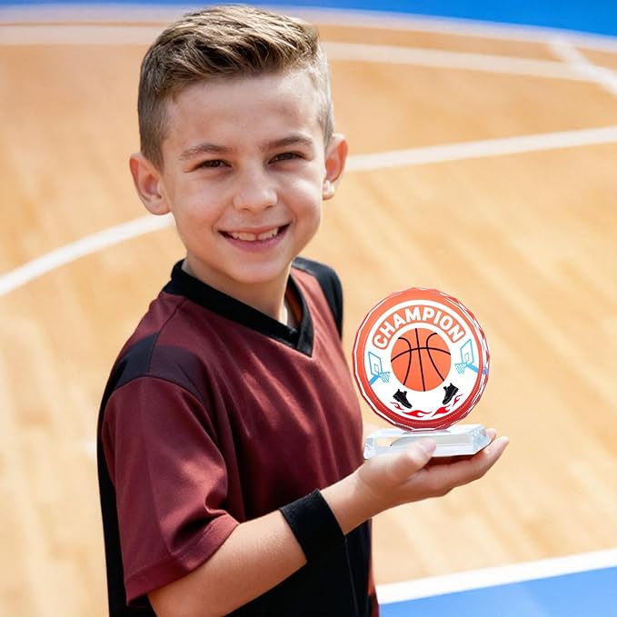Crystal Trophy Award for Kids & Adult, Champion Football Baseball Soccer Basketball Sports Winner Trophies, Award Trophy for Sports Championships Tournaments Award Competitions Rewards Prizes