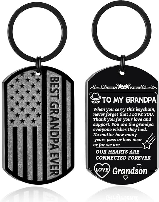 Stocking Stuffers- Football/Baseball/Soccer/Basketball Keychain for Men Baptism Confirmation Mens Gifts