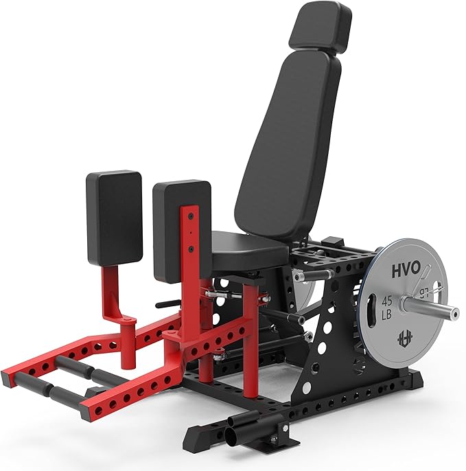 HVO Hip Adduction Abduction Machine: Abductor Adductor Machine-Inner and Outer Thigh Machine Glute Machines Thigh Master for Hip Abduction with 6 Levels Gear System Glute Machines