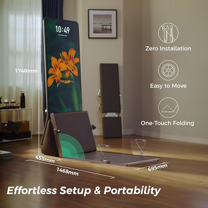 AEKE K1 Smart Home Gym System+Yoga Mat+Extender Belt