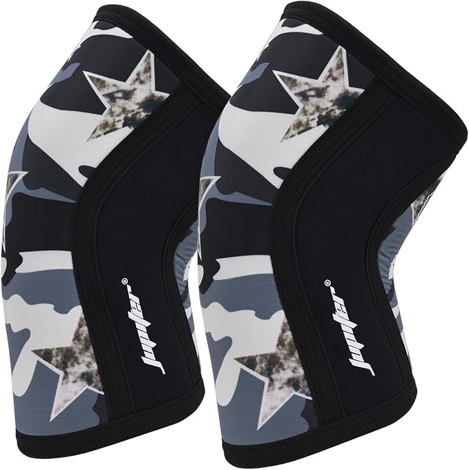 Knee Sleeves (1 Pair), 7mm Compression Knee Braces for Squats,Weightlifting,Powerlifting,Cross Training for Men & Women (X-Large)