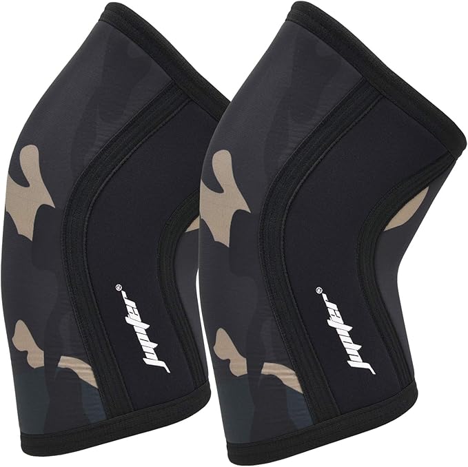 Knee Sleeves (1 Pair), 7mm Compression Knee Braces for Squats,Weightlifting,Powerlifting,Cross Training for Men & Women (Small)
