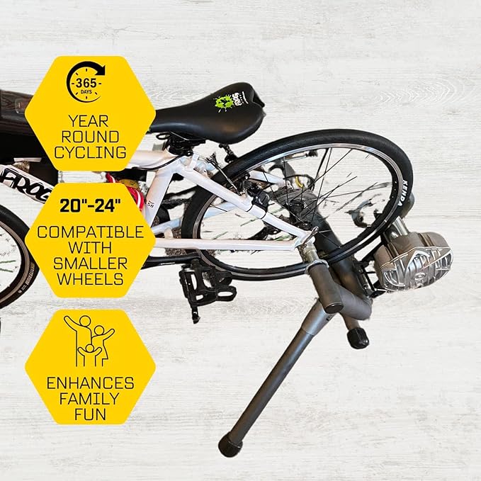 Saris Mag and Mag Plus Indoor Bike Trainer, Magnetic Resistance, Compatible with Zwift App