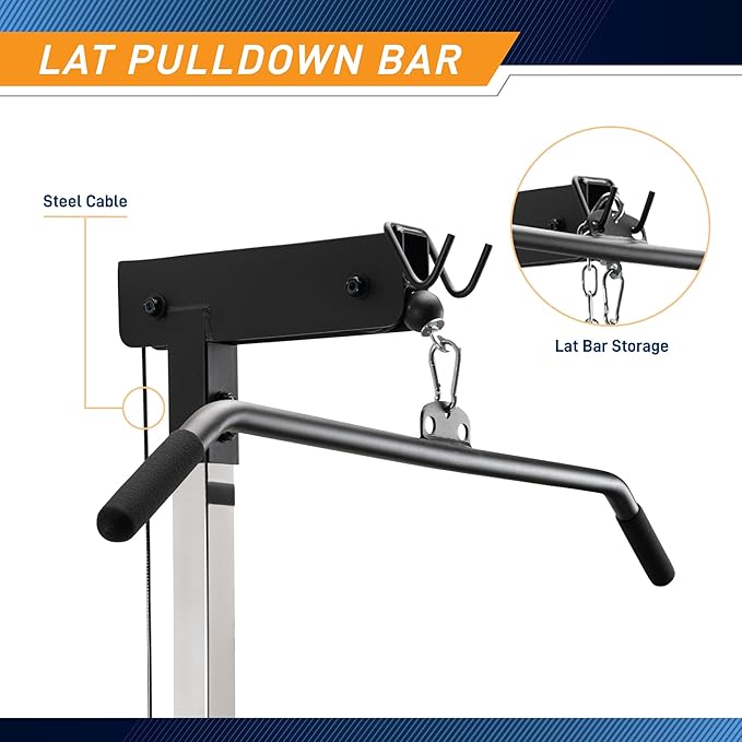Marcy Standard & Olympic Adjustable Weight Benches and Accessories - Build You Own Home Gym with Optional Attachments Available: Lat Tower, Leg Developer, and Arm Curl for Full Body Exercise and Strength Training