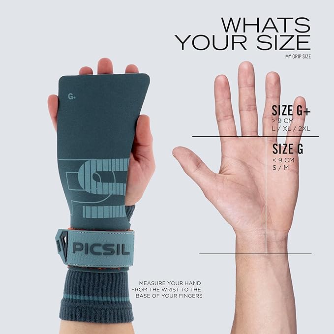 PICSIL - Condor Grips | Premium Hand Protection | Ideal for Cross Training, Gym & Calisthenics | Magnesium Enhanced Grip | Designed for Athletes of All Levels
