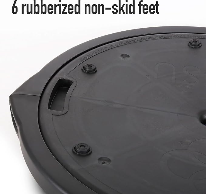 Bosu Half Ball Home Balance Exercise Trainer for Strength and Flexibility Workouts with Built to Last Burst Resistant Material and Hand Pump