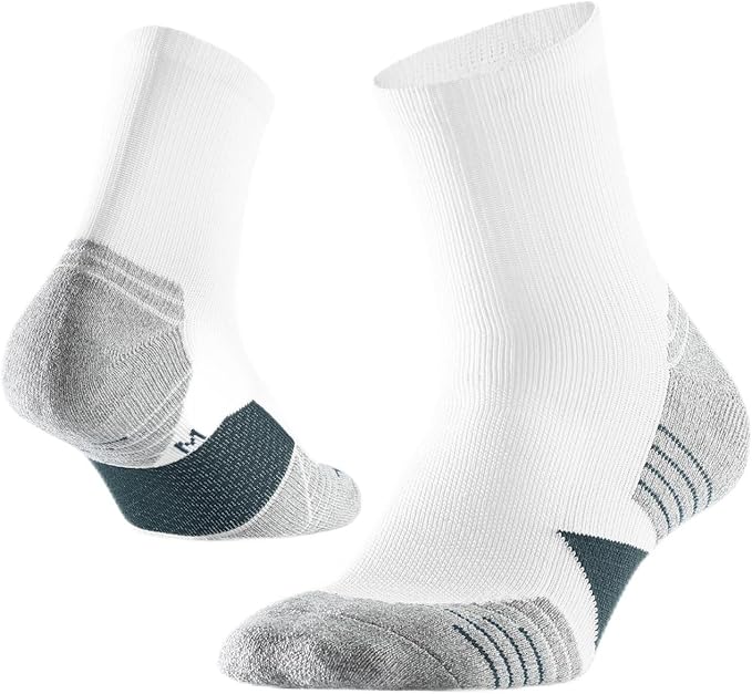 WANDER Men's Athletic Ankle Socks 6-7 Pairs Sports Moisture-wicking Running Basketball Cycling Socks 6-9/10-12/12-14