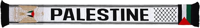 Euroscarves Palestine Soccer Knit Scarf