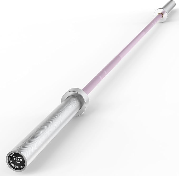 Olympic Barbell, 45lb/35lb 2-inch Weight Bar for Bench Press, 7ft/6.5ft Olympic Bar, 1000 lb/1500 lb High-Capacity, Hard Chrome, Knurled Grip, Strength Training Deadlift Weightlifting Squat