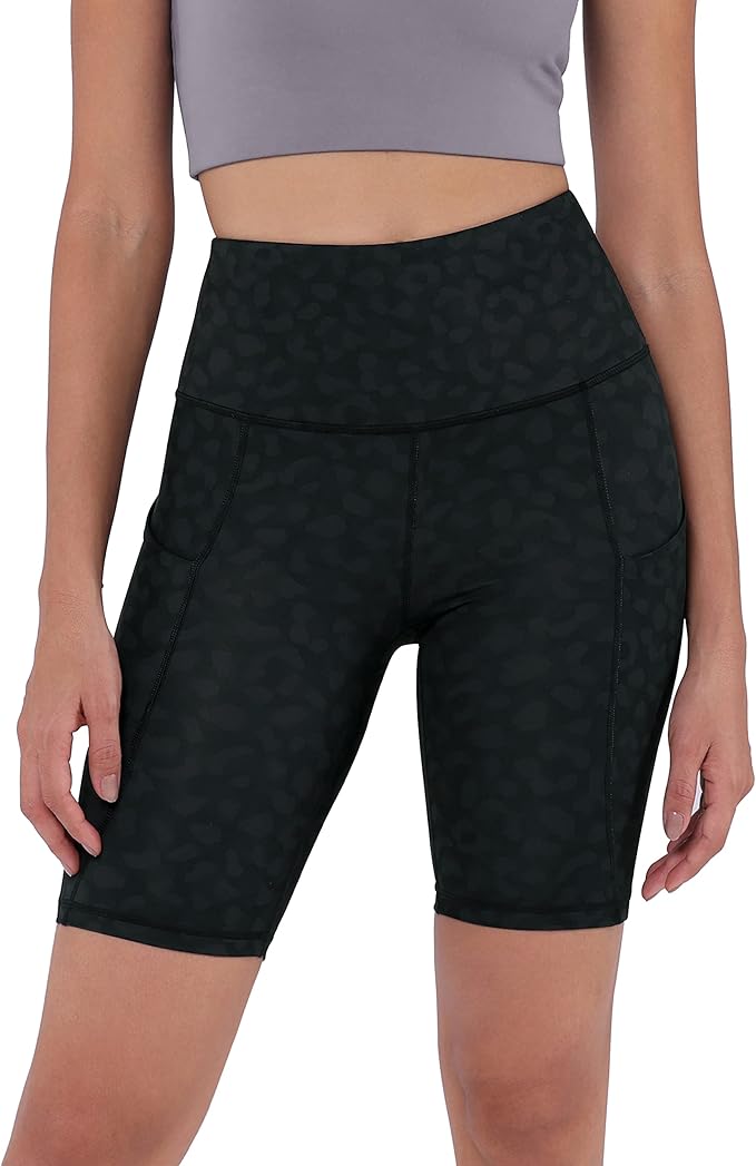 ODODOS Women's Tummy Control Biker Shorts 2.0 with Pockets High Waist Athletic Workout Yoga Shorts-3.5''/ 5"/ 8" / 10" Inseam