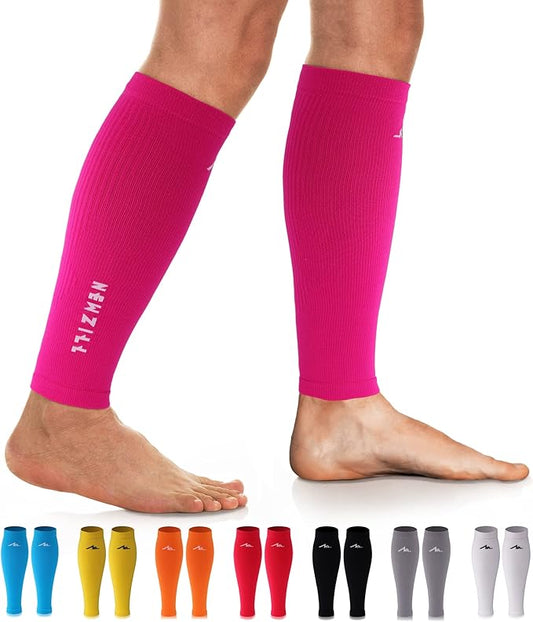 NEWZILL Compression Calf Sleeves (20-30mmHg) for Men & Women Perfect Option to Compression Socks for Running Travel Nursing