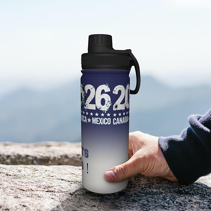 2026 new World Cup sports water bottle - 18oz Water Bottle Designed for Everyday - Sports Games, Bike Rides, Work (Style 2)
