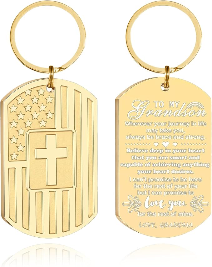 DuoDiner Stocking Stuffers Christmas Gift-Keychain Gifts for Men Religious Mens Gifts