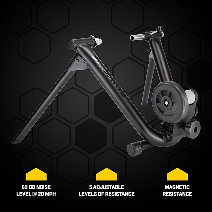 Saris Mag and Mag Plus Indoor Bike Trainer, Magnetic Resistance, Compatible with Zwift App