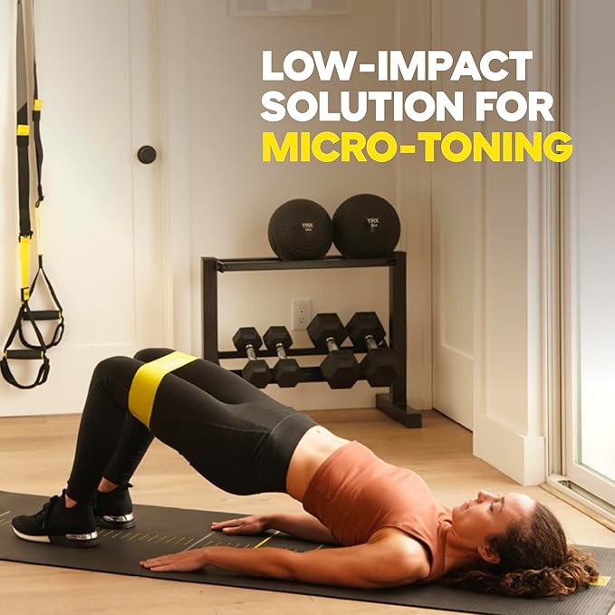 TRX Training Exercise Bands, Exercise Bands for Working Out, Increase Exercise Intensity, Portable Workout Equipment for Women and Men, Set of 4