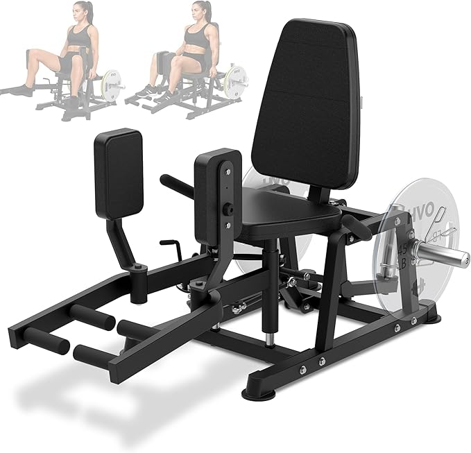 HVO Hip Adduction Abduction Machine: Abductor Adductor Machine-Inner and Outer Thigh Machine Glute Machines Thigh Master for Hip Abduction with 6 Levels Gear System Glute Machines