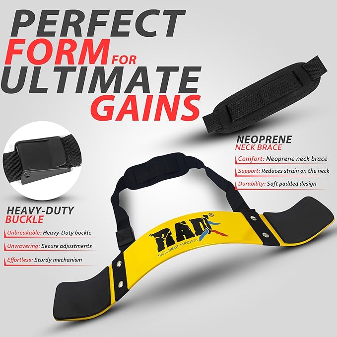 RAD Arm Blaster for Biceps & Triceps - Build Powerful Arms with Bicep Blaster Curl Support Isolator - Bicep Curl Machine