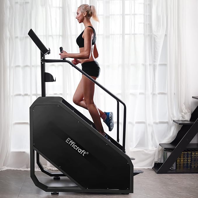 Stair Stepper Machine with LED Screen, Commercial Grade Stair Climber, Continuous Climbing Exercise Machine for Cardio, 15 Speed Levels Stair Master, 15-164 Steps/Min