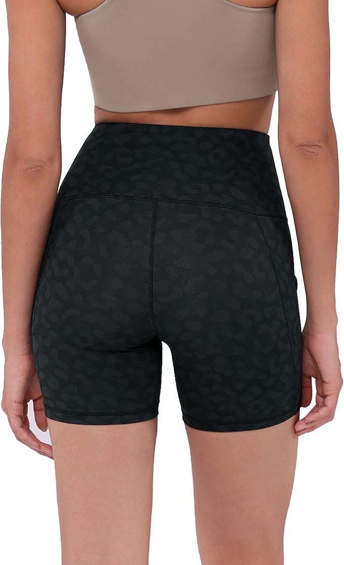ODODOS Women's Tummy Control Biker Shorts 2.0 with Pockets High Waist Athletic Workout Yoga Shorts-3.5''/ 5"/ 8" / 10" Inseam