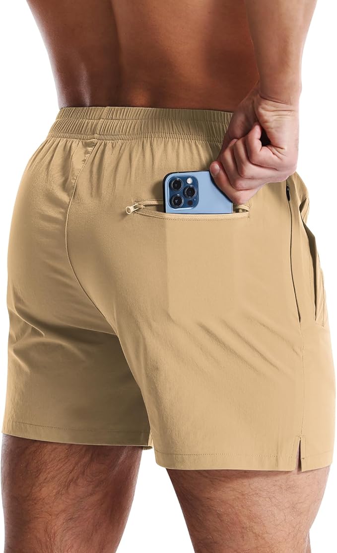 CANGHPGIN Mens Workout Athletic Shorts 7 inch / 5 inch Quick Dry Running Shorts Men Lightweight Sports Gym Shorts with Pocket