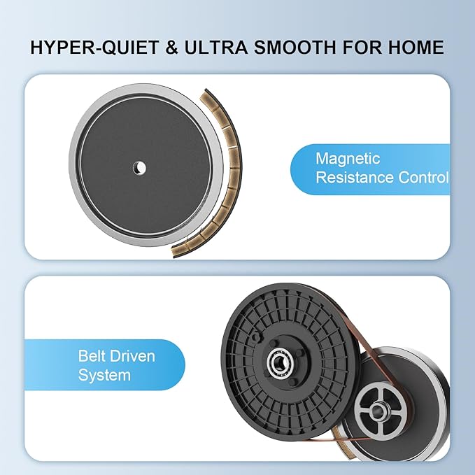 Elliptical Exercise Machine for Home,3-in-1Compact Training Machines with 16 Resistance Levels,14LB Flywheel,Low Impact Magnetic Cross Trainer,Quiet Portable Elliptical for Small Spaces