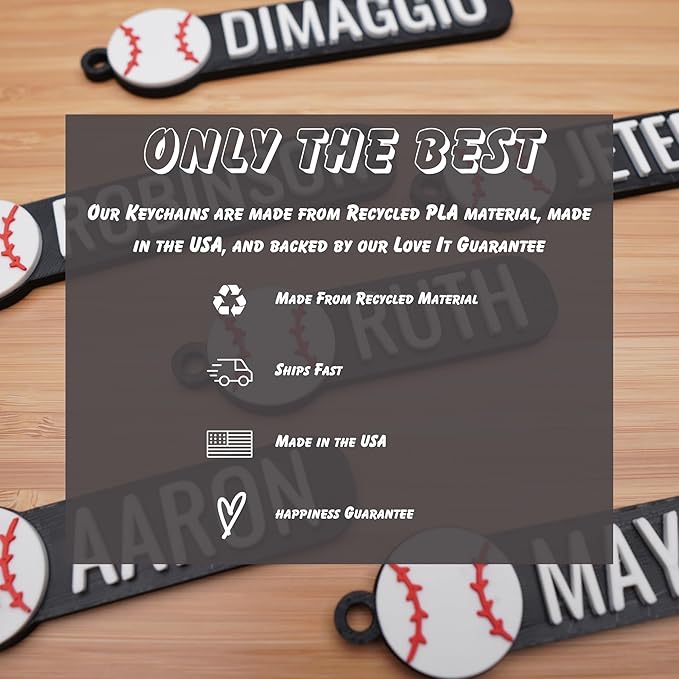 Personalized Baseball Keychain, Backpack tags, Kid's name tags, Custom baseball water bottle tags, Sports bag keychain, baseball team gift, Keyring charm, Custom baseball tag