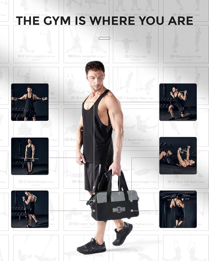 INNSTAR Cable Handles Gym Equipment, Resistance Band Handles with Solid ABS Core Grips, D Handle Cable Attachment, Heavy Duty Exercise Handles, Cable Machine Handles