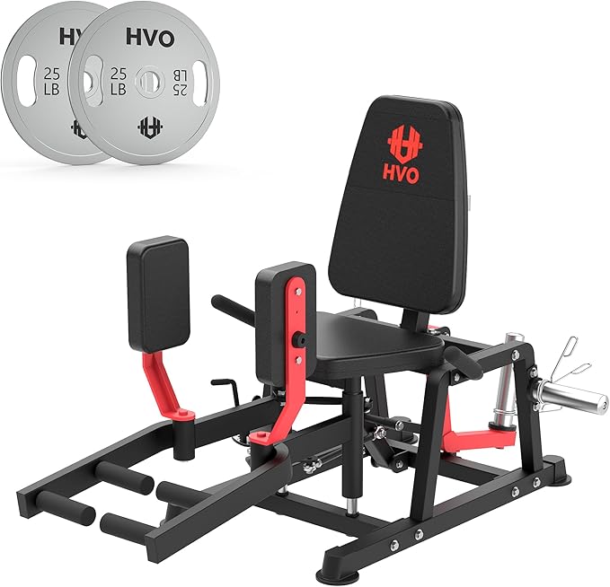 HVO Hip Adduction Abduction Machine: Abductor Adductor Machine-Inner and Outer Thigh Machine Glute Machines Thigh Master for Hip Abduction with 6 Levels Gear System Glute Machines