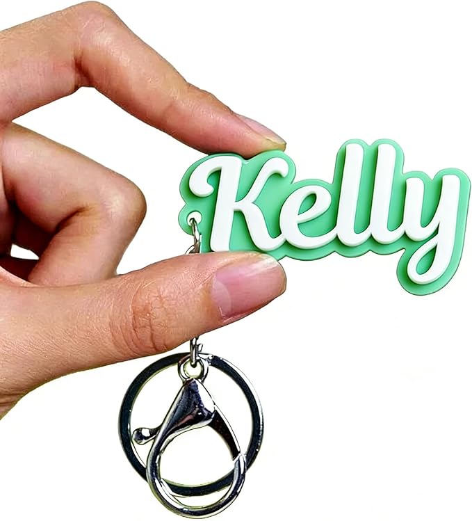 Hiyong Personalized Keychain Custom Photo Keyring Customized Gifts for Men Custom Keychain with Your Photo Logo or Text
