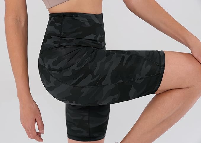 ODODOS Women's Tummy Control Biker Shorts 2.0 with Pockets High Waist Athletic Workout Yoga Shorts-3.5''/ 5"/ 8" / 10" Inseam