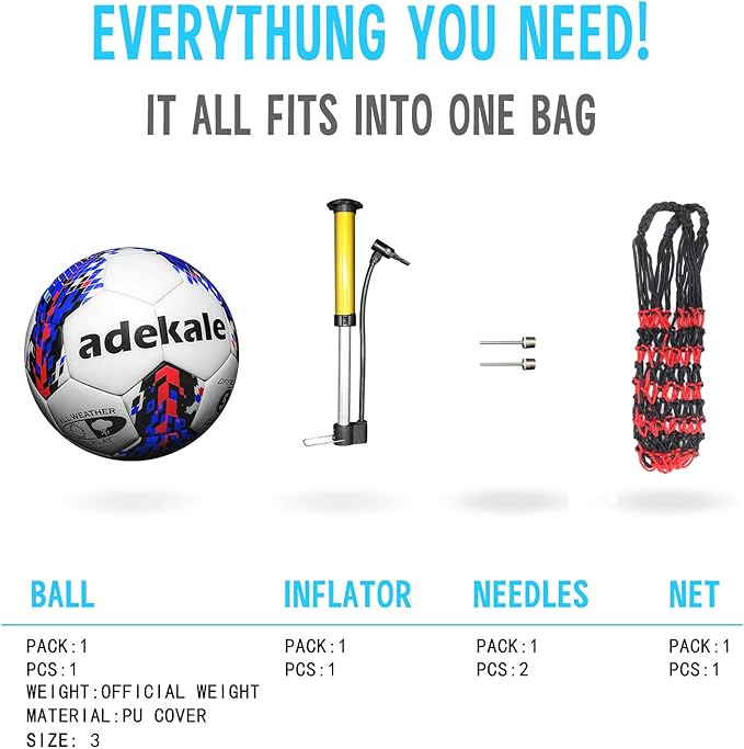Glow in the Dark Soccer Ball Full Size 3/4/5, Sports Soccer Accessories Gifts Toys for Kids，Boys 8-12 , Light Up Ball with pump and needles, Ideal Soccer Gifts for Boys Age 7 8 9 10 11 12 13 14