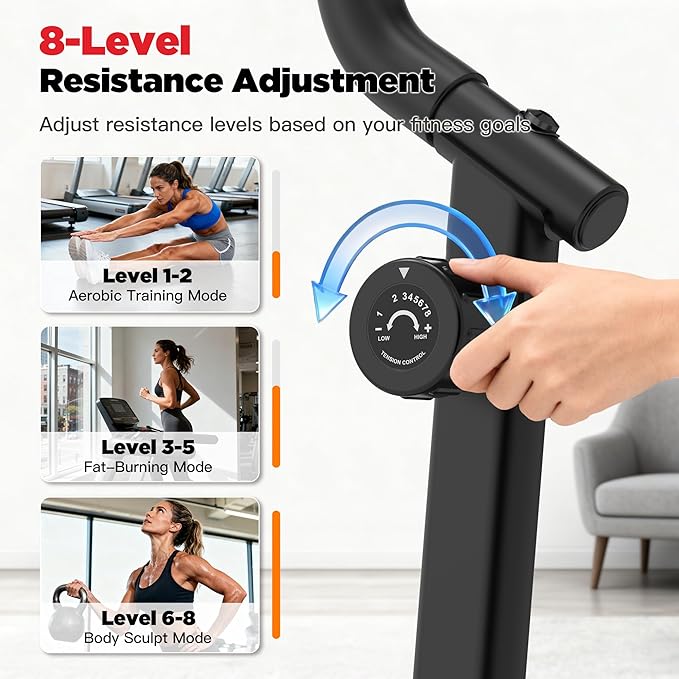Magnetic Stair Stepper for Home,Vertical Climber Adjustable Resistance Up to 77LBS,Folding Compact Cardio Stair Climber with 350LBS Weight Capacity,