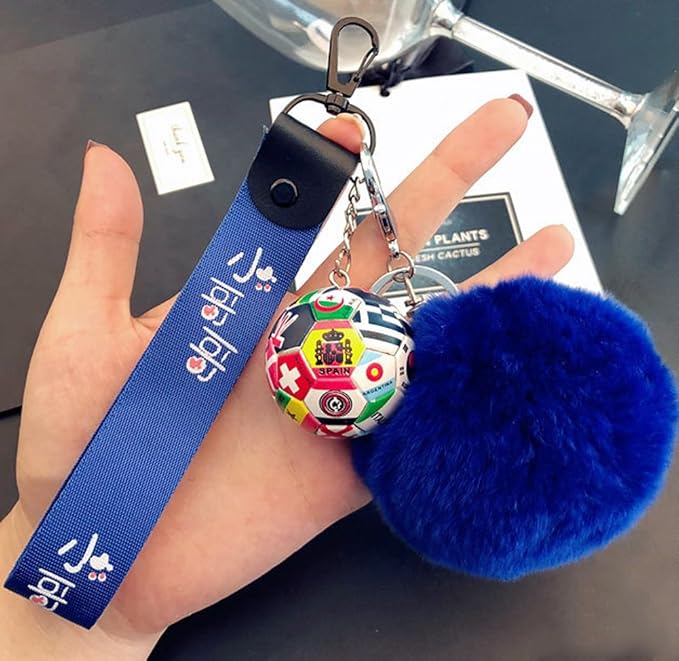Sports Ball Key Chain Football Match World Cup Team Keychains
