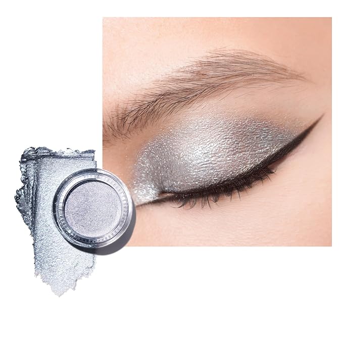 Oulac Shimmer Cream Eyeshadow also for Highlighter Blendable Eye Shadow Waterproof&Long Lasting with Moisturizing Formula Soft Shimmer Eye Make-up,Vegan & Cruelty-Free,6g 26
