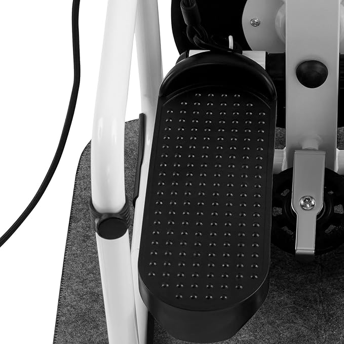3-in-1 Twist Stepper with Resistance Bands & Mat - Stepper for Home Cardio, Multi-Function Stepper with Seat, Waist Workout at Home, Office, Black