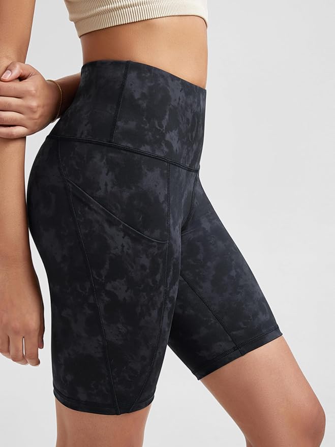 ODODOS Women's Tummy Control Biker Shorts 2.0 with Pockets High Waist Athletic Workout Yoga Shorts-3.5''/ 5"/ 8" / 10" Inseam