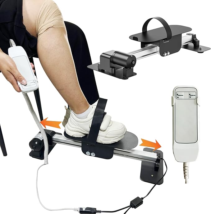 Electric Knee Glide for Knee Replacement Recovery Aids Kit Knee Therapy Exercise Strengthening Equipment for PCL ACL MCL Knee Surgery Before and After 5
