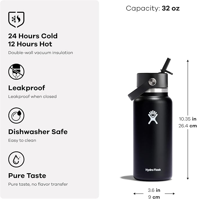 Hydro Flask 32 Oz Wide Flex Straw Cap Trillium