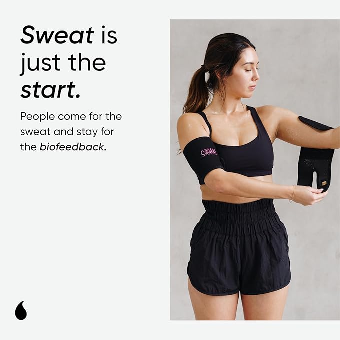 Sports Research Sweet Sweat Waist Trimmer (Core Series) - Premium Sweat Enhancing Fitness Band for Women & Men