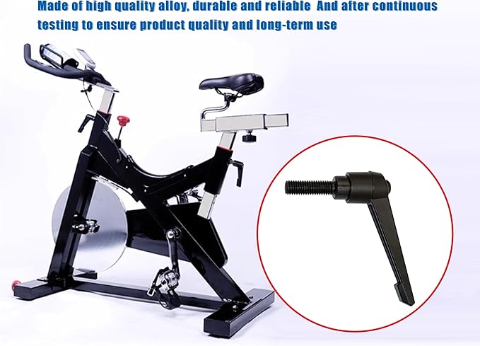 Sports Bike seat Height Adjuster seat/Fitness Sports Bike seat Handle, Suitable for Replacing The Fixing Screws of Peloton seat up and Down Adjustment., black