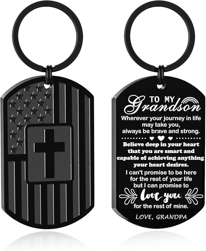 DuoDiner Stocking Stuffers Christmas Gift-Keychain Gifts for Men Religious Mens Gifts