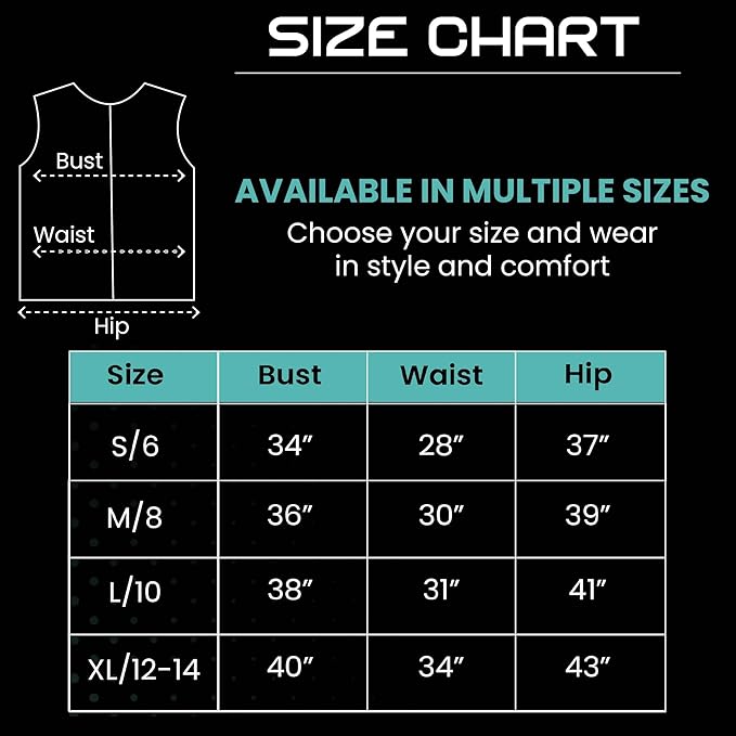 Challenge Weighted Workoutwear Weighted Vest for Women - 4 lb Body Weight Vest with Flexible Thin Weights - Removable Weights for Walking, Running, Cardio, Strength Training, Weight Loss