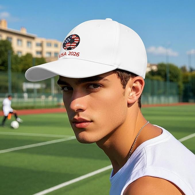 2026 Soccer World Cup Hat - Adjustable Baseball Cap,World Cup Merchandise Gifts Accessories Decorations