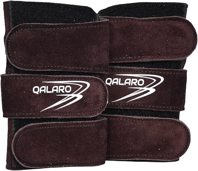 Suede Wrist Supports (Pair) with Bag | Gymnastics, Acrobatics, Cheer Adjustable Wrist Guards | Wrist Injury Prevention | Wrist Support Brace Hand Wraps