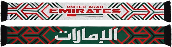 Euroscarves United Arab Emirates UAE Soccer Knit Scarf