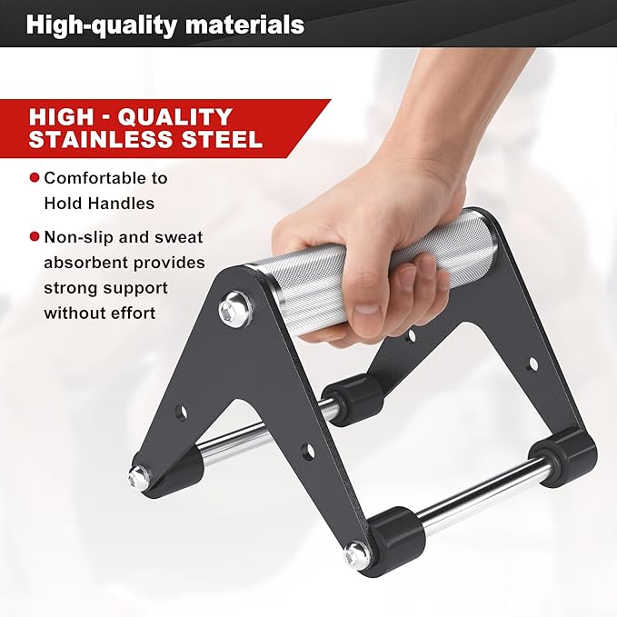 Push Up Bar - Heavy-Duty Stainless Steel Pushup Stands with Non-Slip Base, 660 lb Capacity, Portable Home Gym Equipment for Strength Training & Floor Workouts