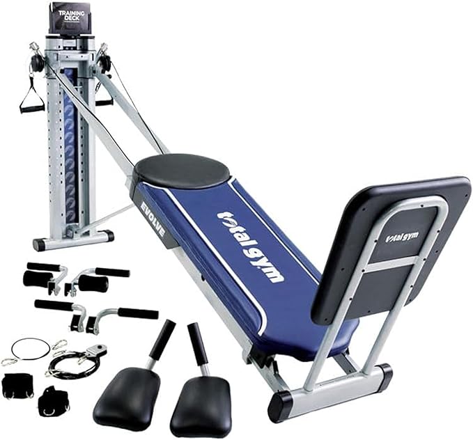 Total Gym Workout Machine, Home Exercise Equipment Portable Fitness Machine for Body Weight Training