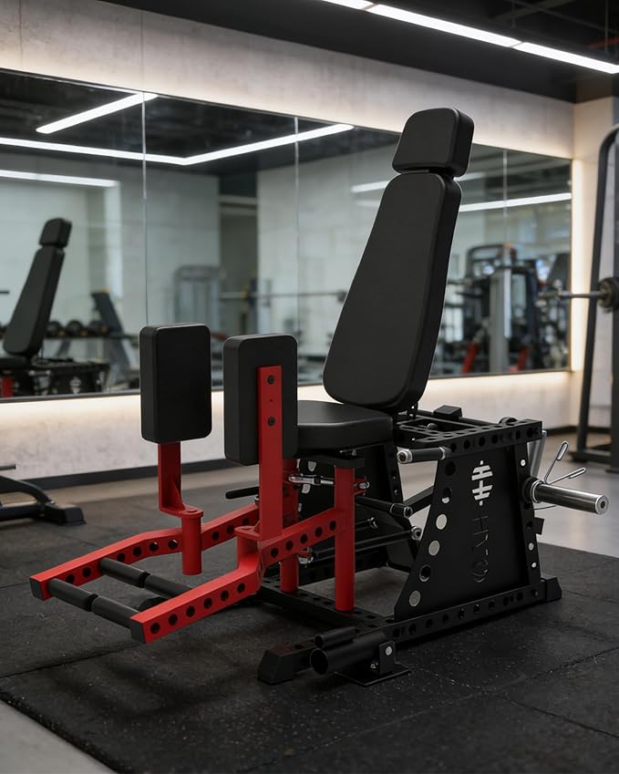 HVO Hip Adduction Abduction Machine: Abductor Adductor Machine-Inner and Outer Thigh Machine Glute Machines Thigh Master for Hip Abduction with 6 Levels Gear System Glute Machines
