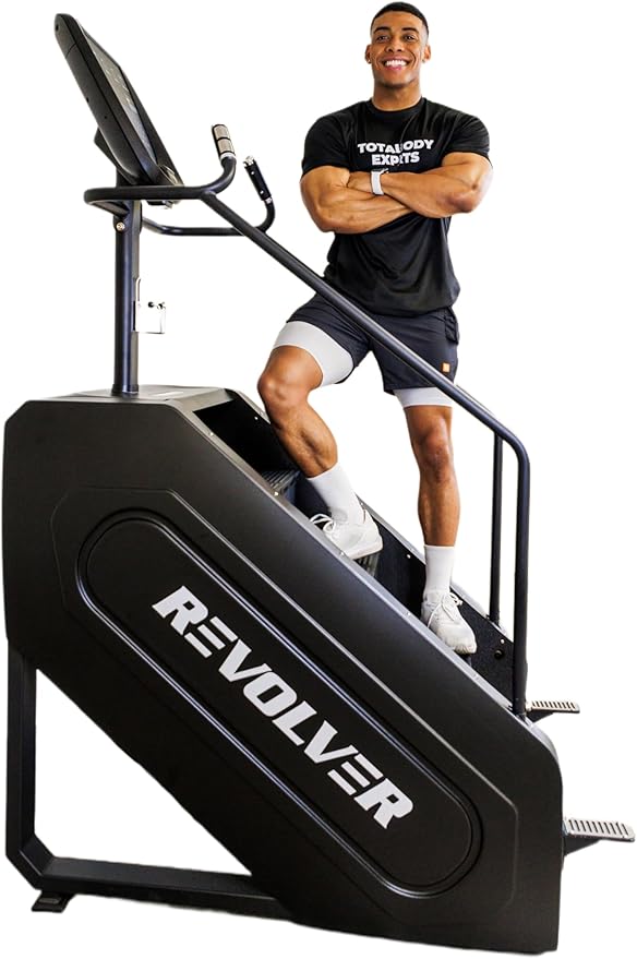 The Revolver - Cardio Equipment for Gym and Home Workout - Body Fitness Stair Climber for Stepper Exercise