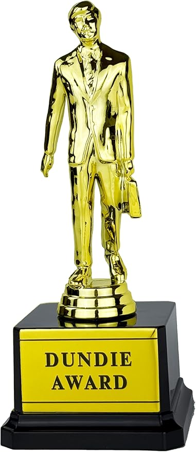 Dundie Award Trophy Bobblehead – The Office-Inspired Gag Gift & Dunder Mifflin Collectible